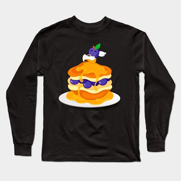 Fluffy pancakes Long Sleeve T-Shirt by Mima_SY